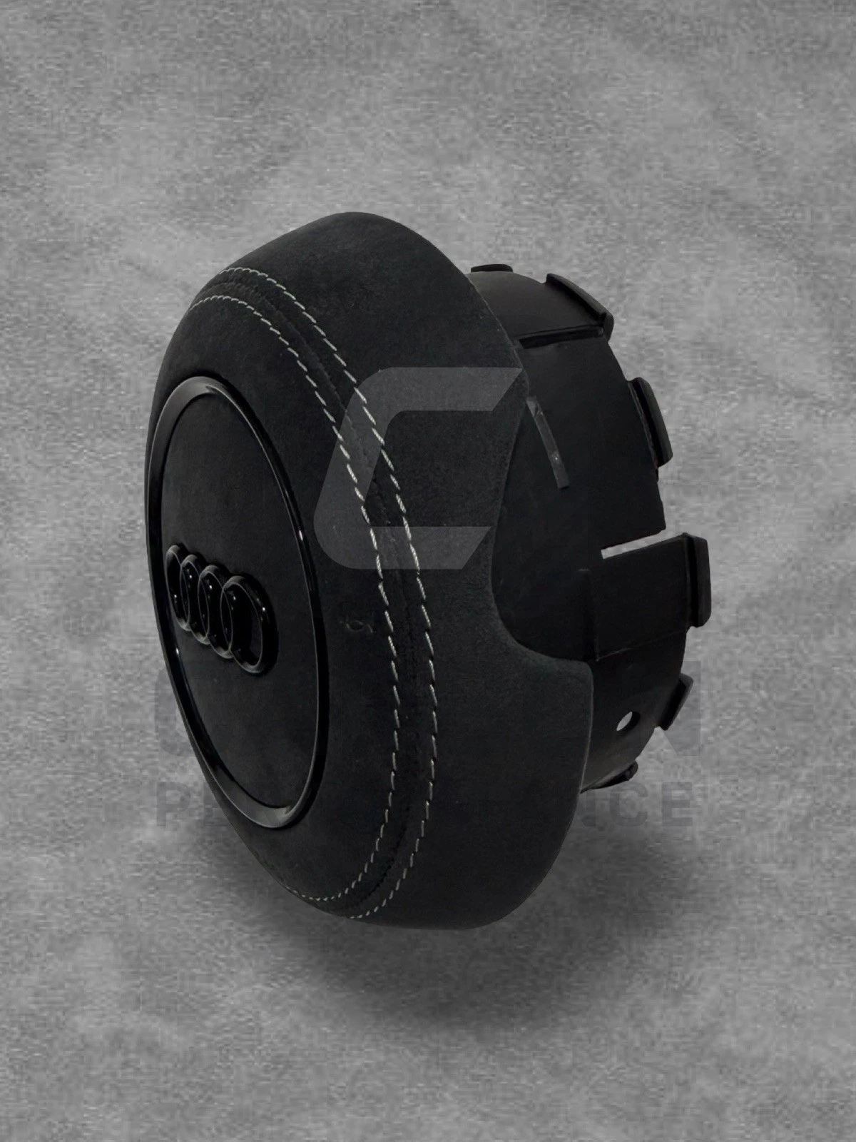Audi Steering Wheel Air COVER Alcantara/White - Image 5