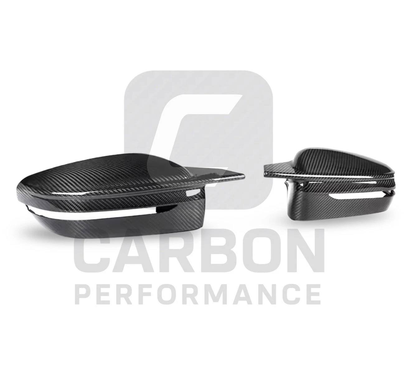 - CARBON FIBRE WING MIRROR COVER CAPS HIGH GLOSS FOR BMW - Image 6
