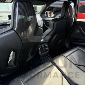 - REAL CARBON FIBRE SEAT BACK COVERS FOR BMW (4pc)