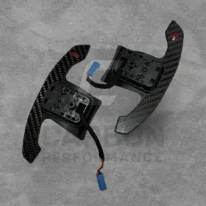 - CARBON STEERING WHEEL PADDLE SHIFTERS FOR BMW RED CUSTOM