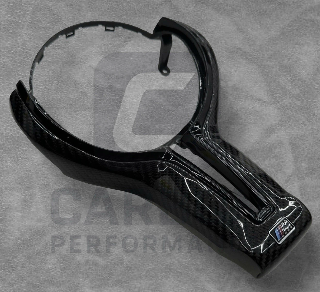 - BMW CARBON FIBRE STEERING WHEEL TRIM - Image 3