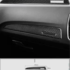 - Genuine Carbon Fibre Interior Dash Cover Trim Audi 2010-2018 RHD GLOSS