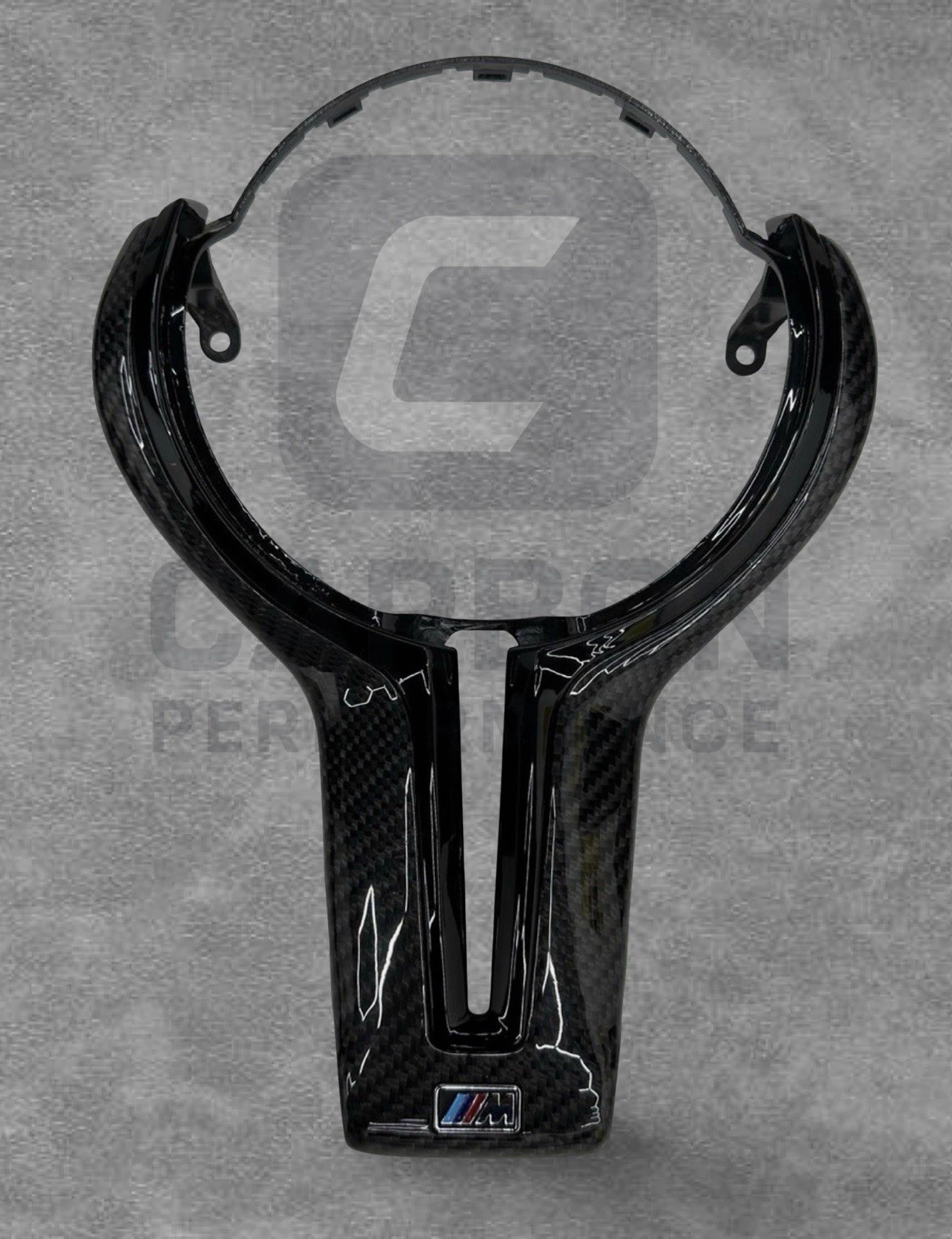 - BMW CARBON FIBRE STEERING WHEEL TRIM - Image 2