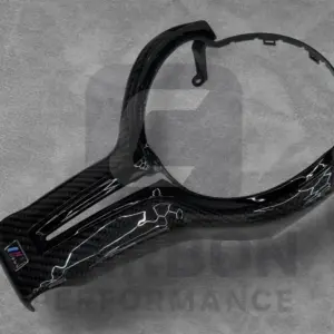 - BMW CARBON FIBRE STEERING WHEEL TRIM
