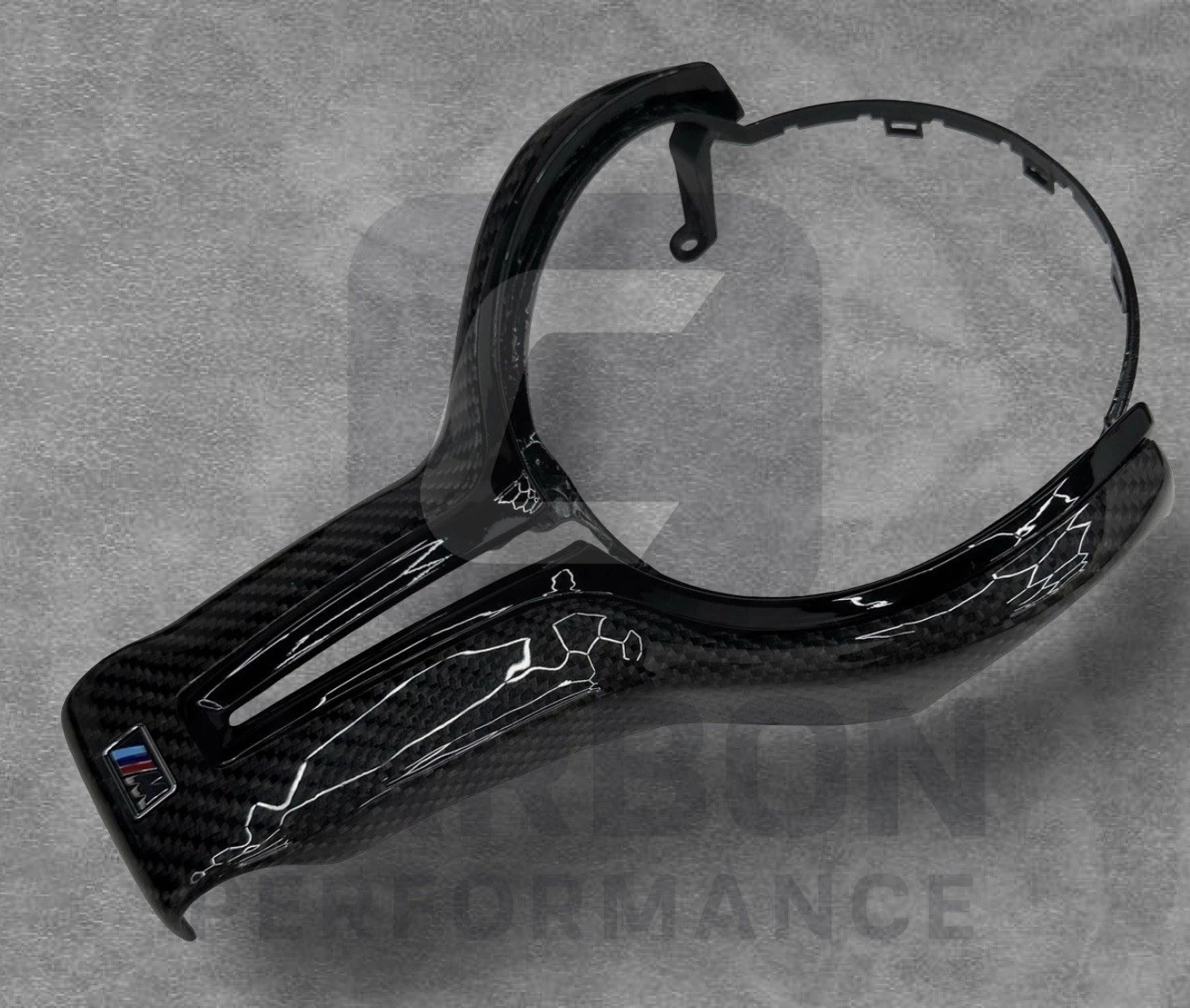 - BMW CARBON FIBRE STEERING WHEEL TRIM