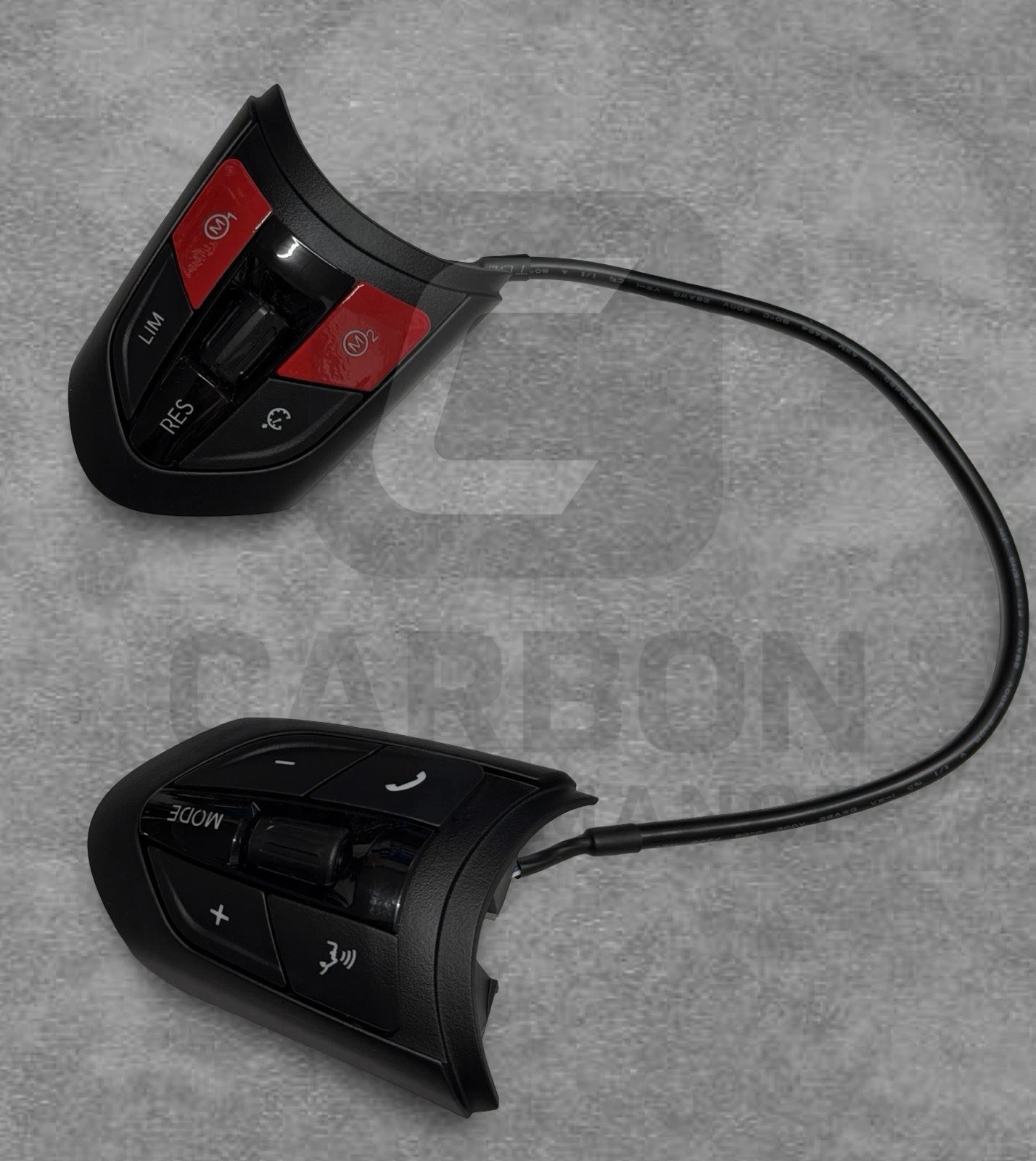 - BMW STEERING WHEEL BUTTONS GLOSS BLACK - Image 4