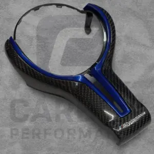 - BMW CARBON FIBRE STEERING WHEEL TRIM