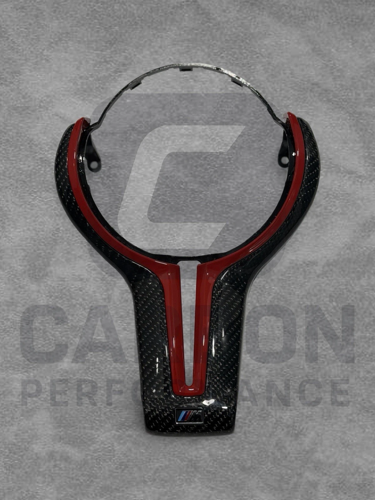 - BMW CARBON FIBRE STEERING WHEEL TRIM - Image 2