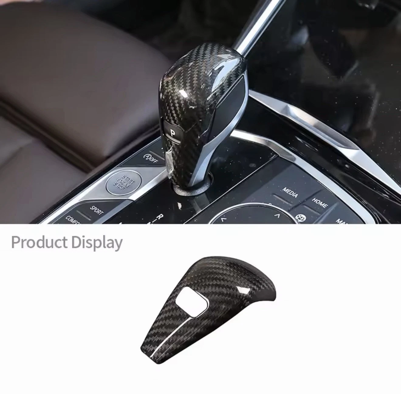 - GENUINE CARBON FIBRE BMW GEAR SHIFT KNOB FOR BMW - Image 4