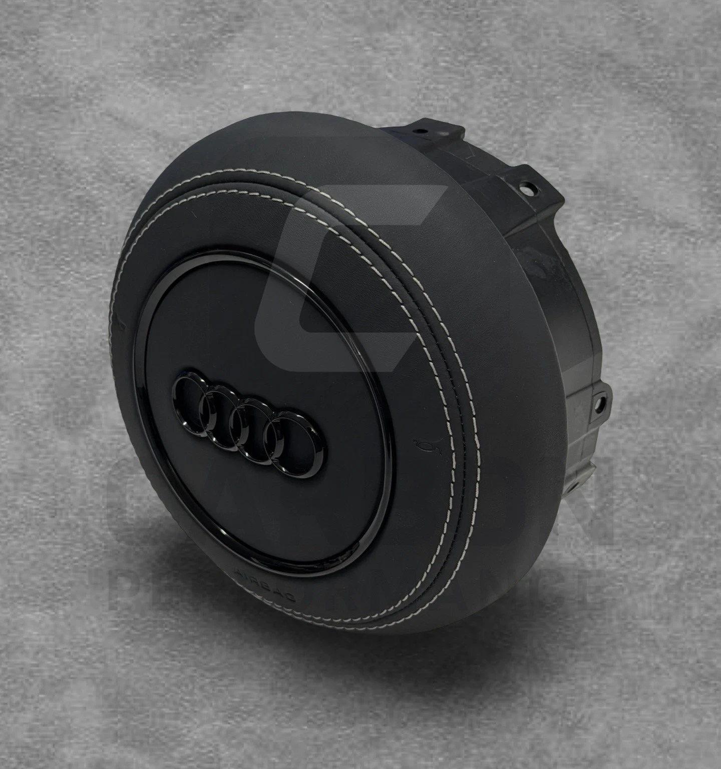 Audi Steering Wheel Air COVER Leather/white 2008-2012 - Image 5