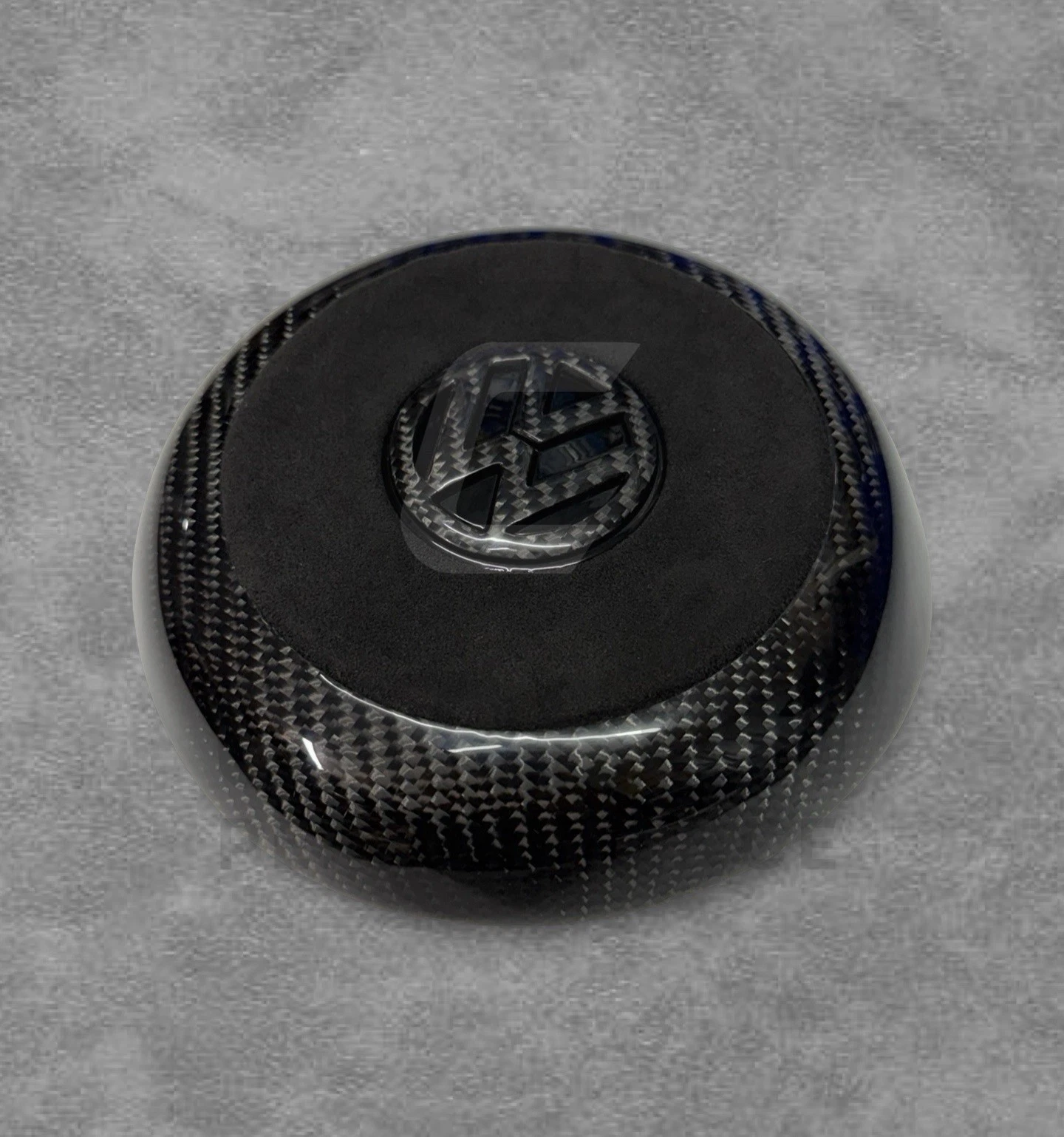 VW Golf Steering Wheel Air COVER Carbon Fibre Alcantara - Image 3