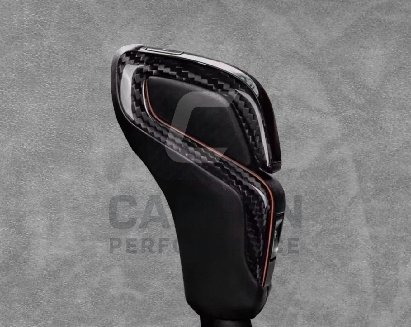 - REAL CARBON FIBRE GEAR KNOB TRIM SIDE COVER FOR BMW SHIFT