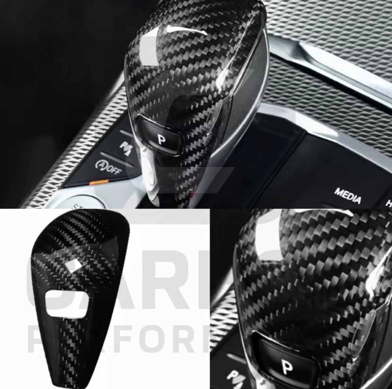 - GENUINE CARBON FIBRE BMW GEAR SHIFT KNOB FOR BMW - Image 6