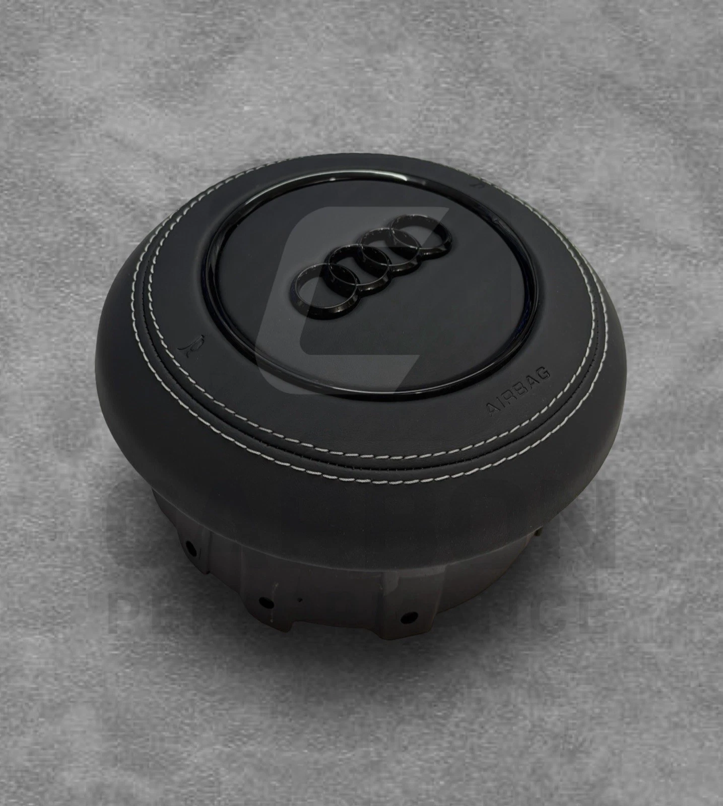 Audi Steering Wheel Air COVER Leather/white 2008-2012 - Image 4