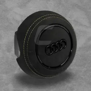 Audi Steering Wheel Air COVER Alcantara/Yellow