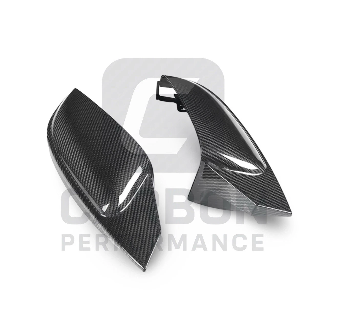 - CARBON FIBRE WING MIRROR COVER CAPS HIGH GLOSS FOR BMW - Image 4