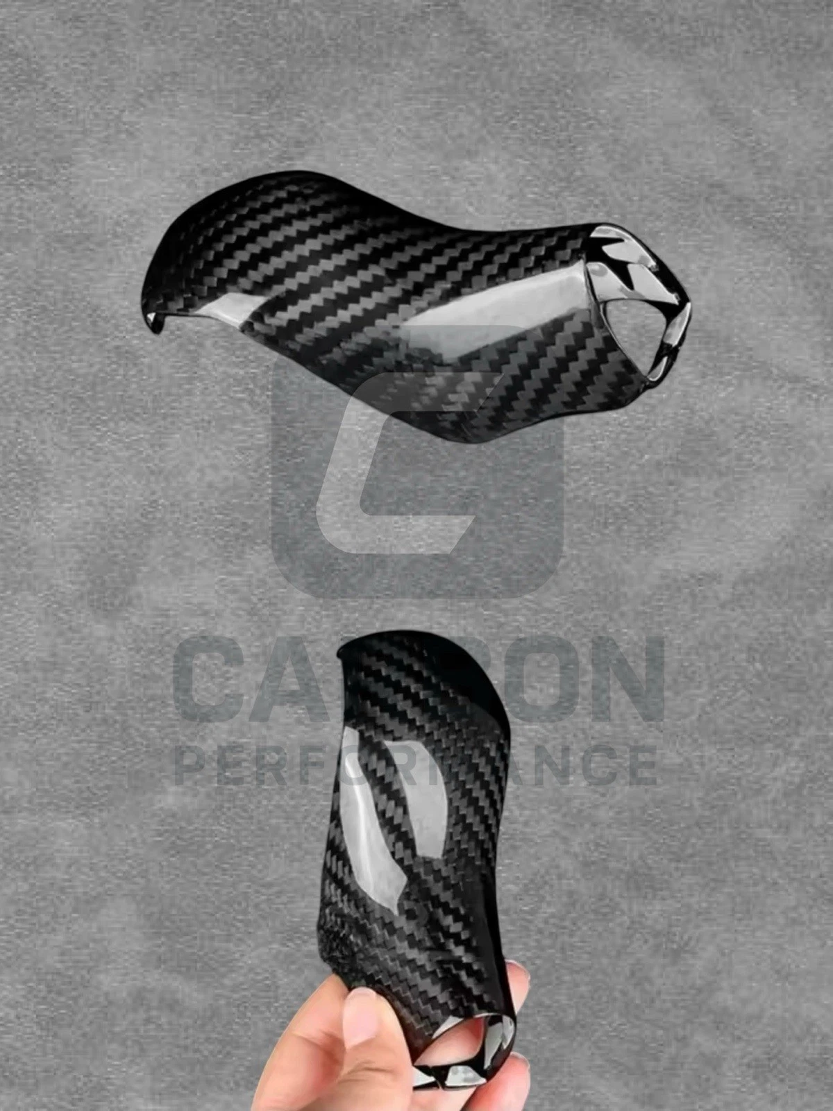 - Carbon Fibre Gear Shift Knob Cover Set for BMW - Image 4
