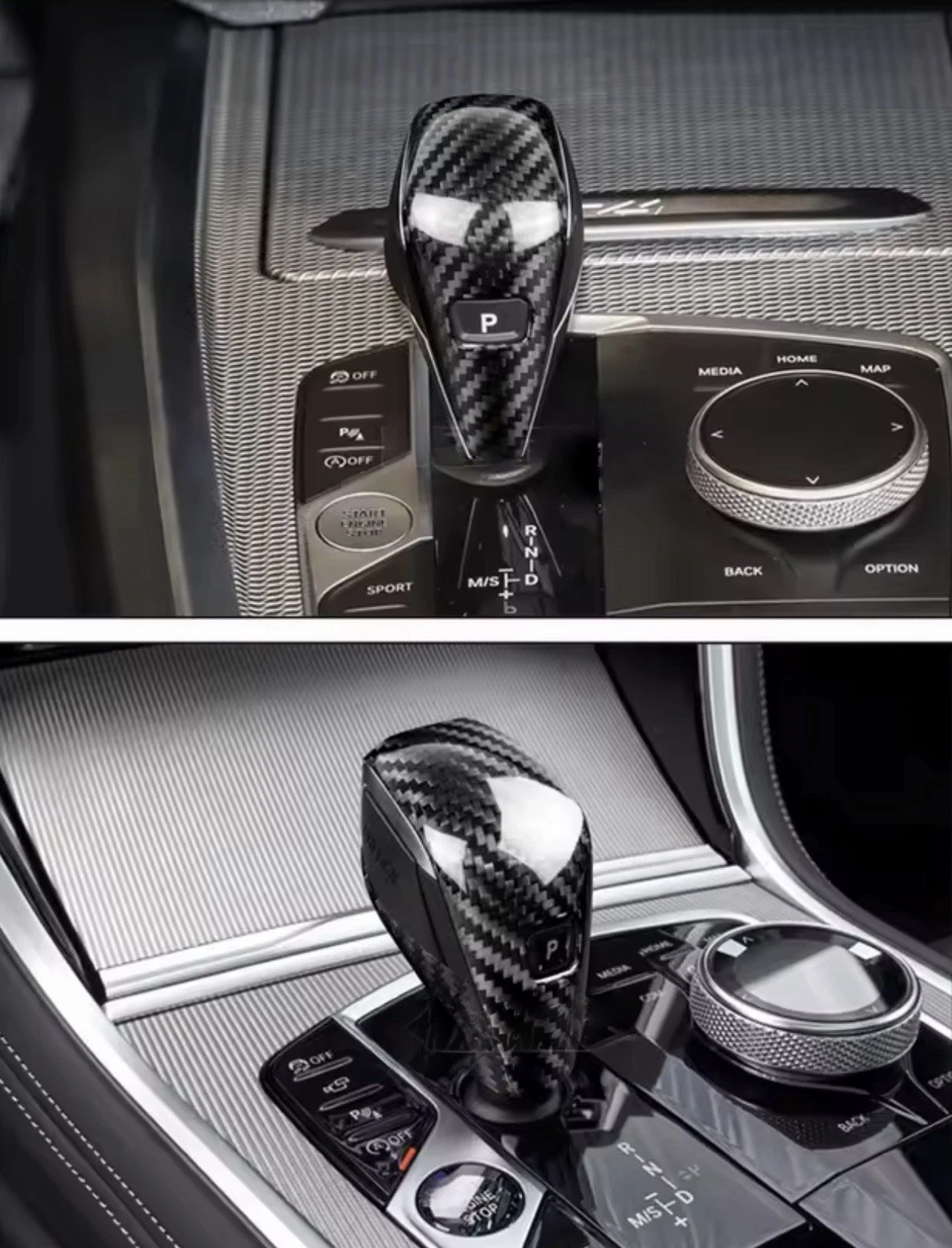 - GENUINE CARBON FIBRE BMW GEAR SHIFT KNOB FOR BMW - Image 2