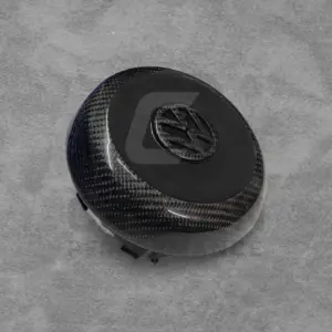 VW Golf Steering Wheel Air COVER Carbon Fibre Alcantara