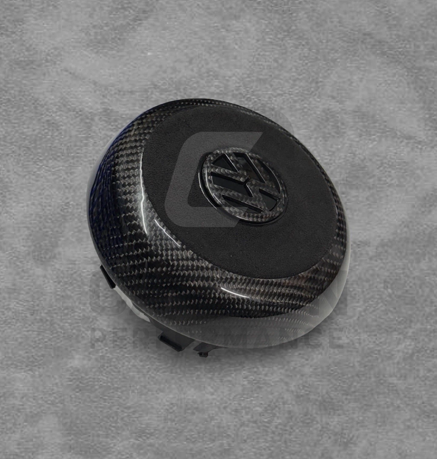 VW Golf Steering Wheel Air COVER Carbon Fibre Alcantara