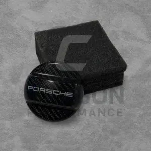 - GENUINE CARBON FIBRE CAR FUEL TANK CAP COVER TRIM FOR PORSCHE GIFT PREMIUM