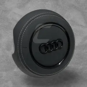 Audi Steering Wheel Air COVER Leather/Grey