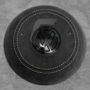 VW Golf Steering Wheel Air Cover Alcantara