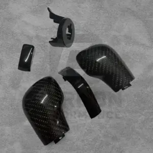 - GENUINE CARBON FIBRE GEAR SHIFT KNOB COVER DSG