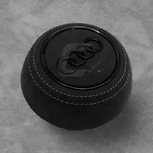 Audi Steering Wheel Air Cover Alcantara/Grey