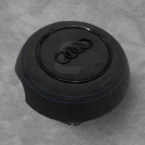 Audi Steering Wheel Air COVER Alcantara/Blue