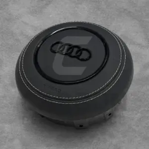Audi Steering Wheel Air COVER Leather/white 2008-2012