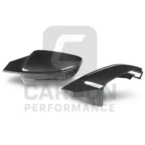 - CARBON FIBRE WING MIRROR COVER CAPS HIGH GLOSS FOR BMW