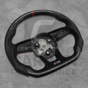 Audi Carbon Fibre Leather Steering Wheel