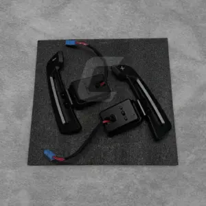 - ALUMINIUM MAGNETIC PADDLE SHIFTERS BLACK FITS BMW