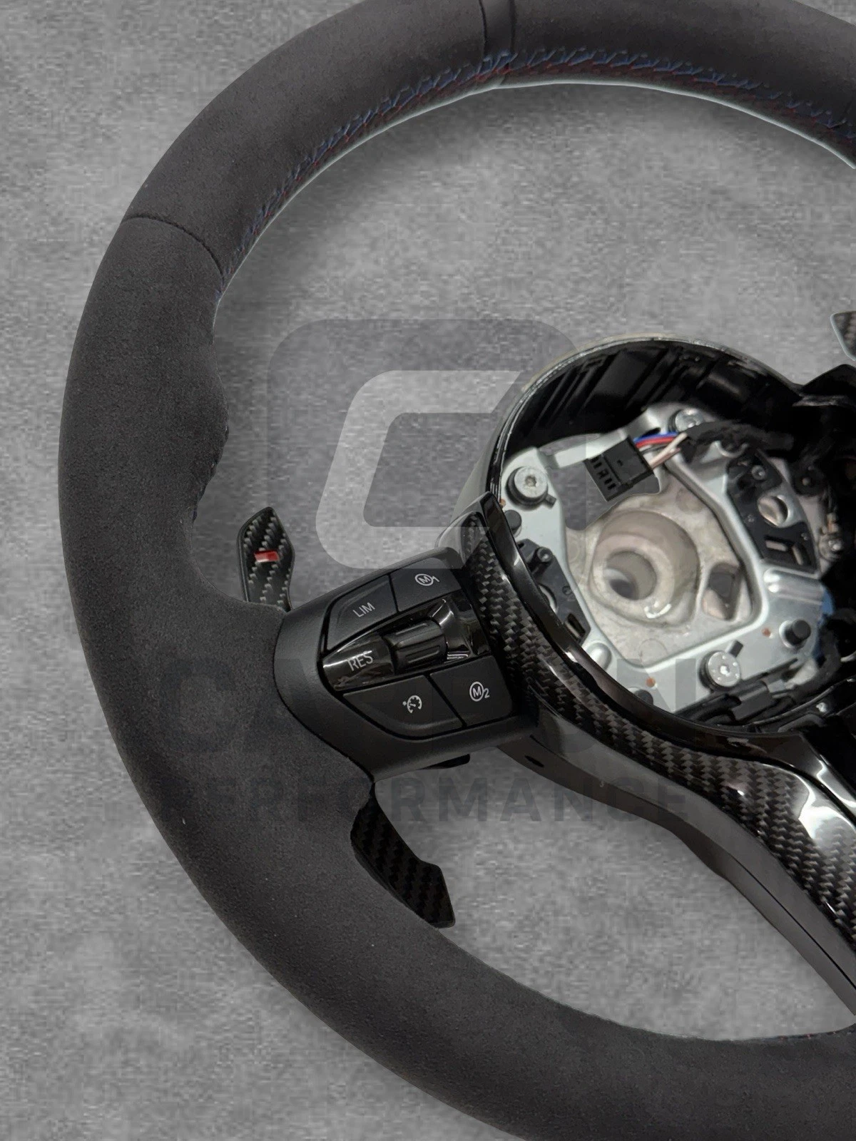 Alcantara Heated M Steering Wheel F Series For BMW - Image 7