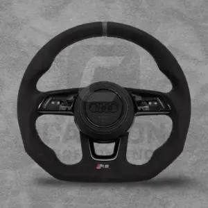 Audi Alcantara Steering Wheel 8V Grey Stitch