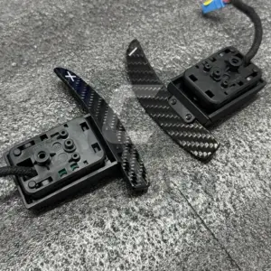 - REAL CARBON STEERING WHEEL PADDLE SHIFTERS FOR BMW