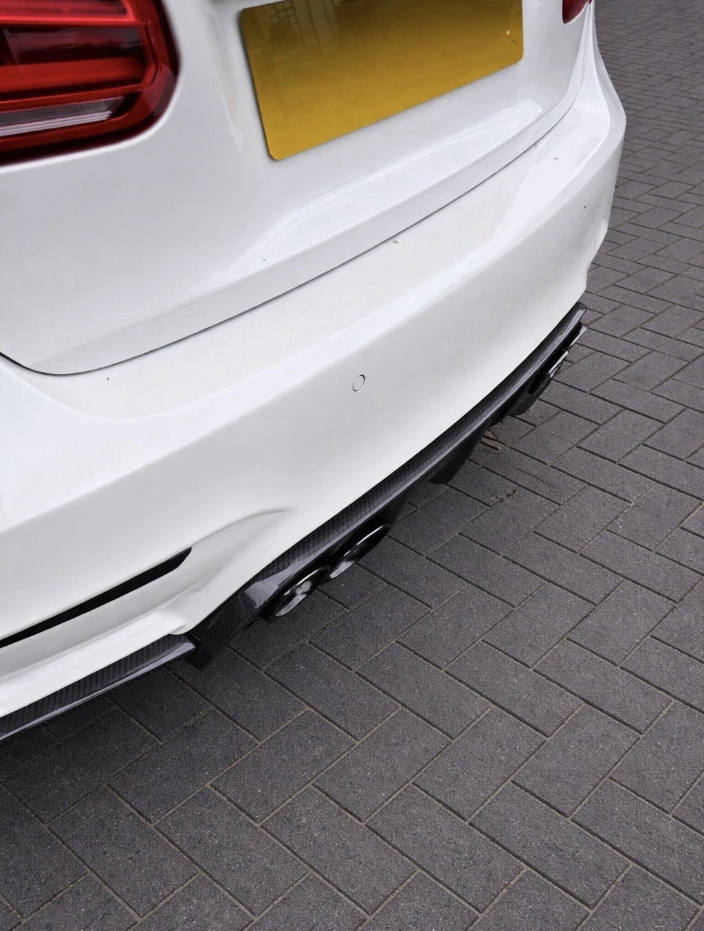 - Gloss Black Exhaust Tips 4” Set For BMW Slanted OEM+ Look - Image 5