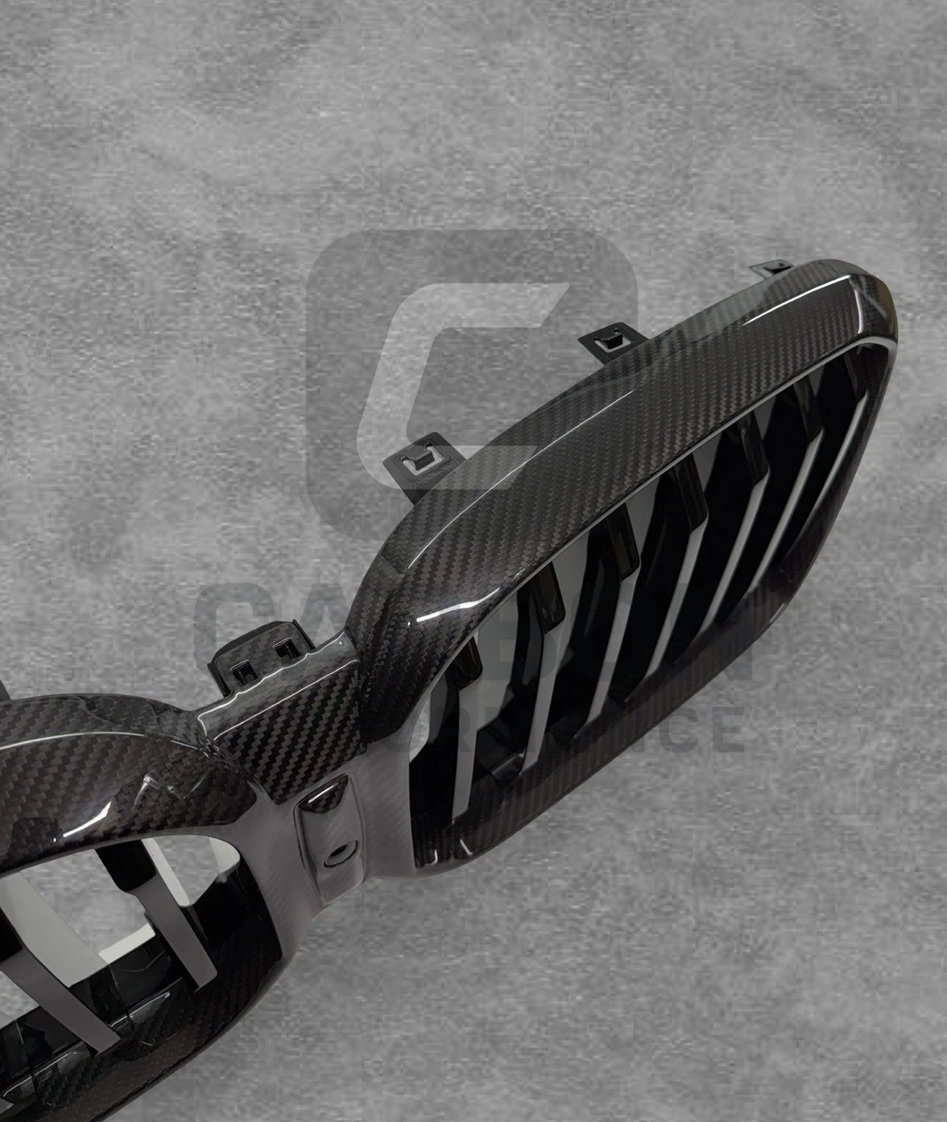- Single Slat Pre-Preg Carbon Fibre Front Grille for BMW 22-24 - Image 5