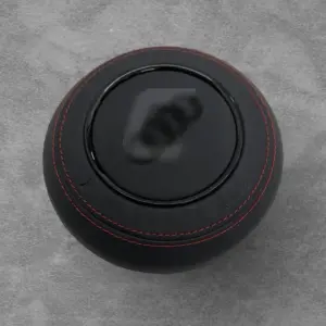 Audi Steering Wheel Air COVER Leather/Red