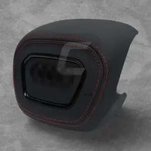 Audi Steering Wheel Air COVER Leather/Red