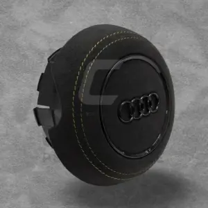 Audi Steering Wheel Air COVER Alcantara/Yellow