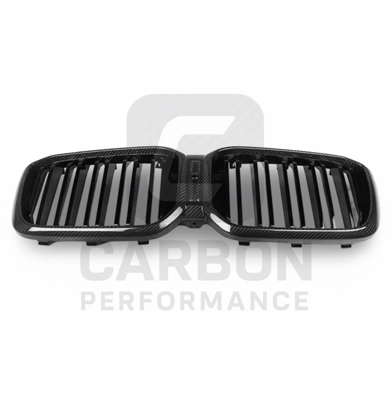 - REAL CARBON FIBRE FRONT KIDNEY GRILLS VENT TRIM FOR BMW - Image 6