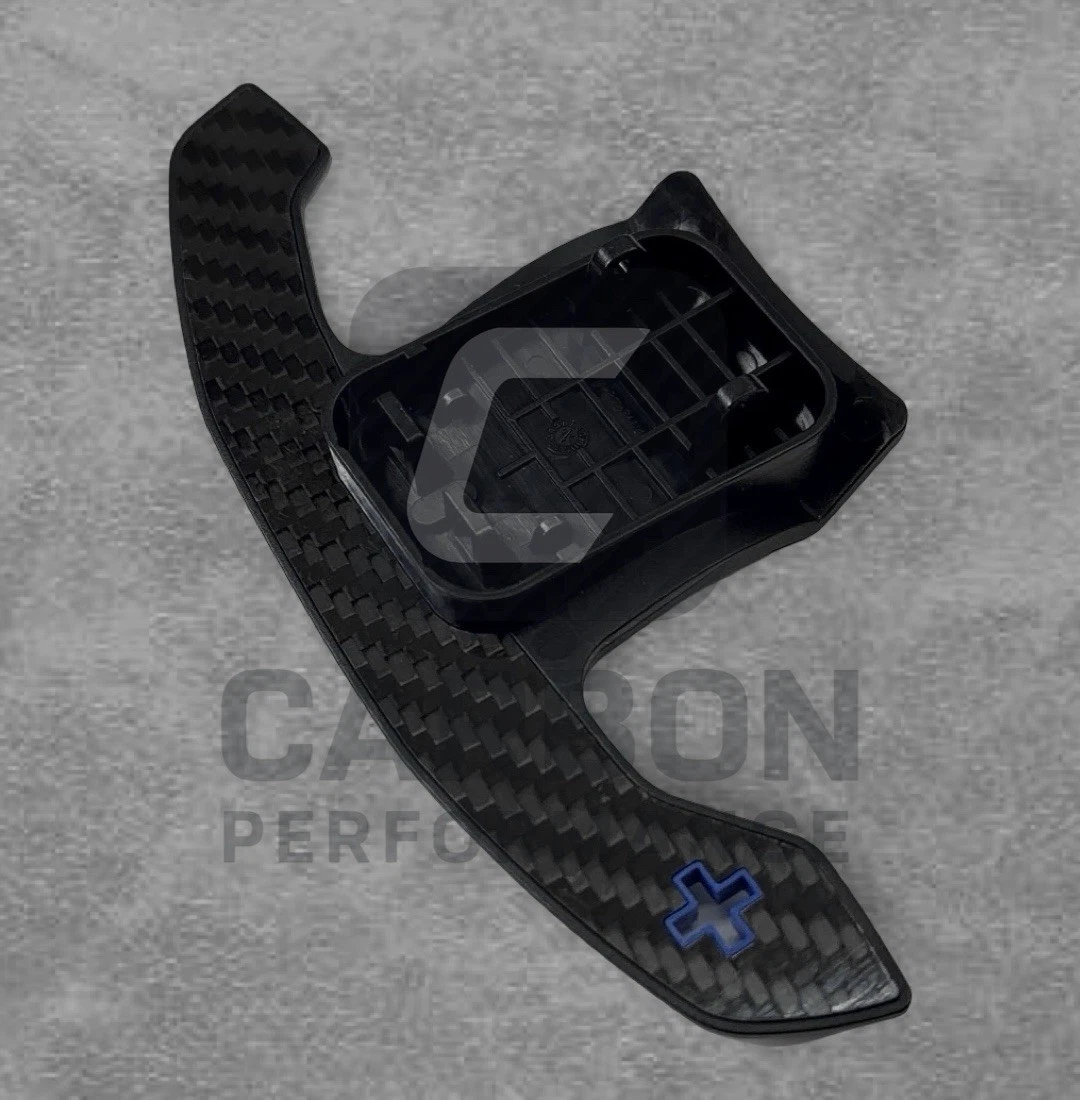 FITS BMW CARBON FIBRE STEERING WHEEL PADDLE SHIFTERS - Image 6