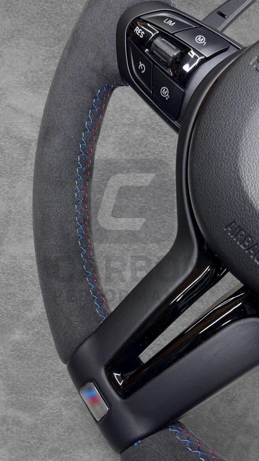 Alcantara M Steering Wheel F Series For BMW - Image 7