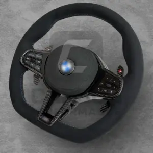 FOR BMW G SERIES STYLE ALCANTARA CARBON STEERING WHEEL