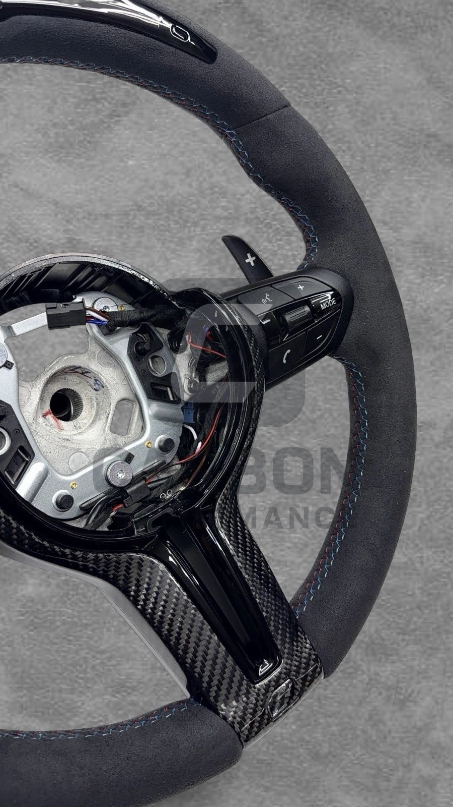 Alcantara M Steering Wheel F Series For BMW - Image 6