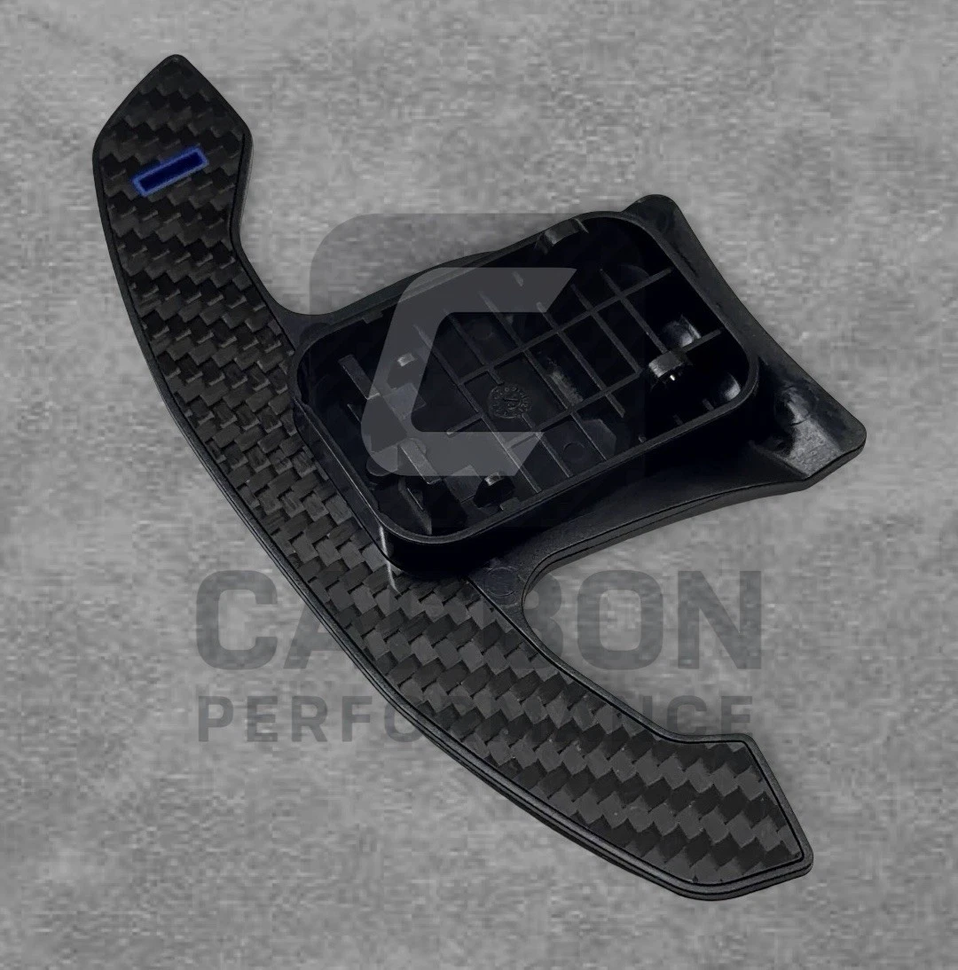 FITS BMW CARBON FIBRE STEERING WHEEL PADDLE SHIFTERS - Image 5