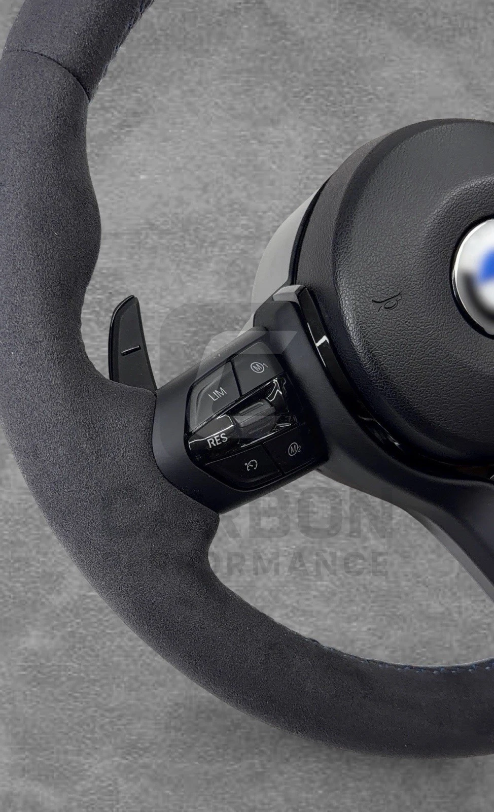 Alcantara M Steering Wheel F Series For BMW - Image 6