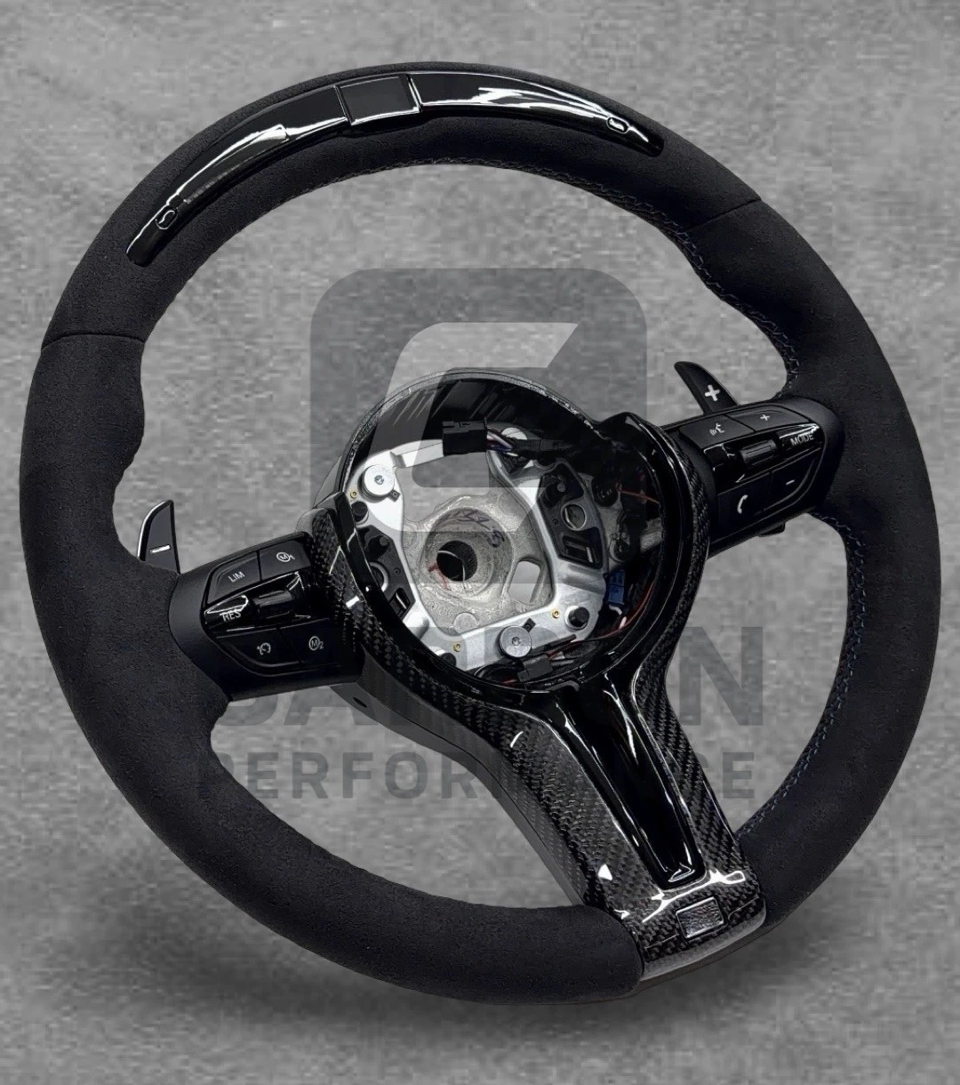 Alcantara M Steering Wheel F Series For BMW - Image 3